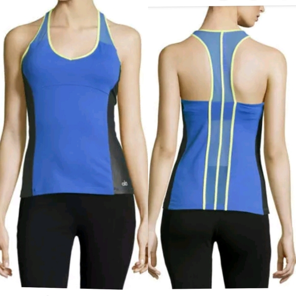 Alo Yoga Chromatic Colorblock Tank Top in Blue - Picture 1 of 5